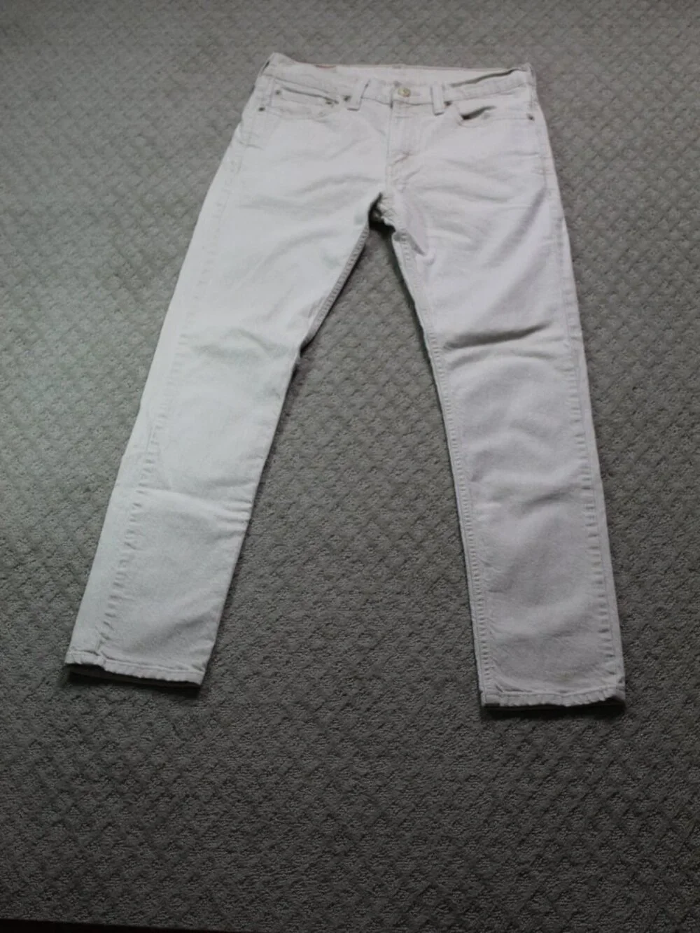 Vintage 90s Levi's 511 32x32 Beige Straight Slim Jeans